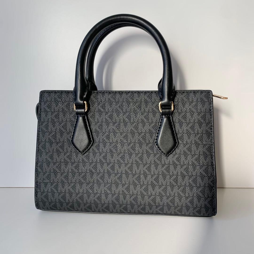 【マイケルコース】ハンドバッグ　ショルダーバッグ　2way シグネチャー　黒