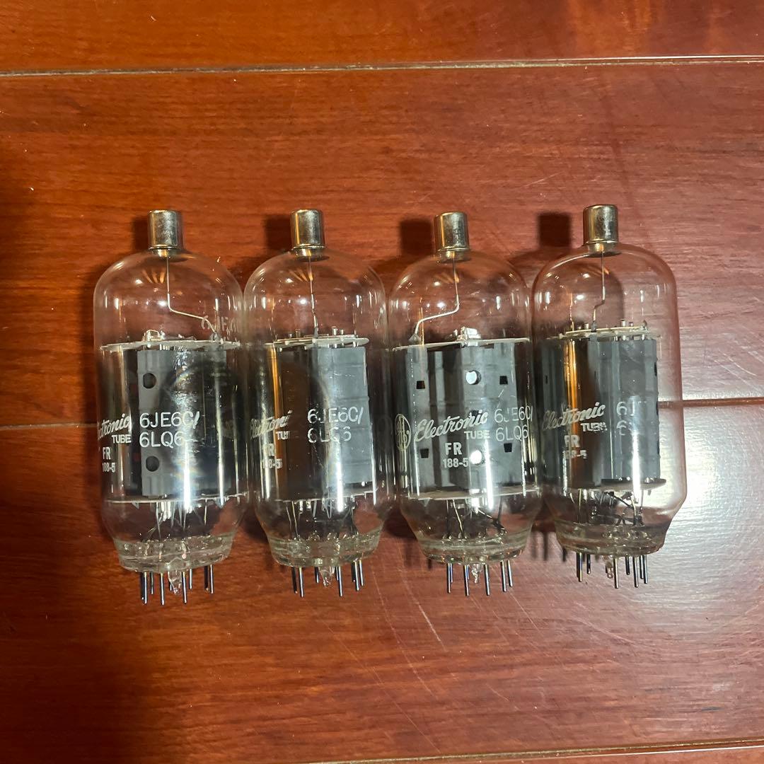 【良品・GE製】真空管 6JE6C (6LQ6) 4本セット