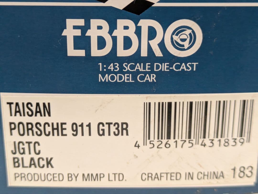 ミニカー TAISAN PORSCHE 911 GT3R 2000 #26