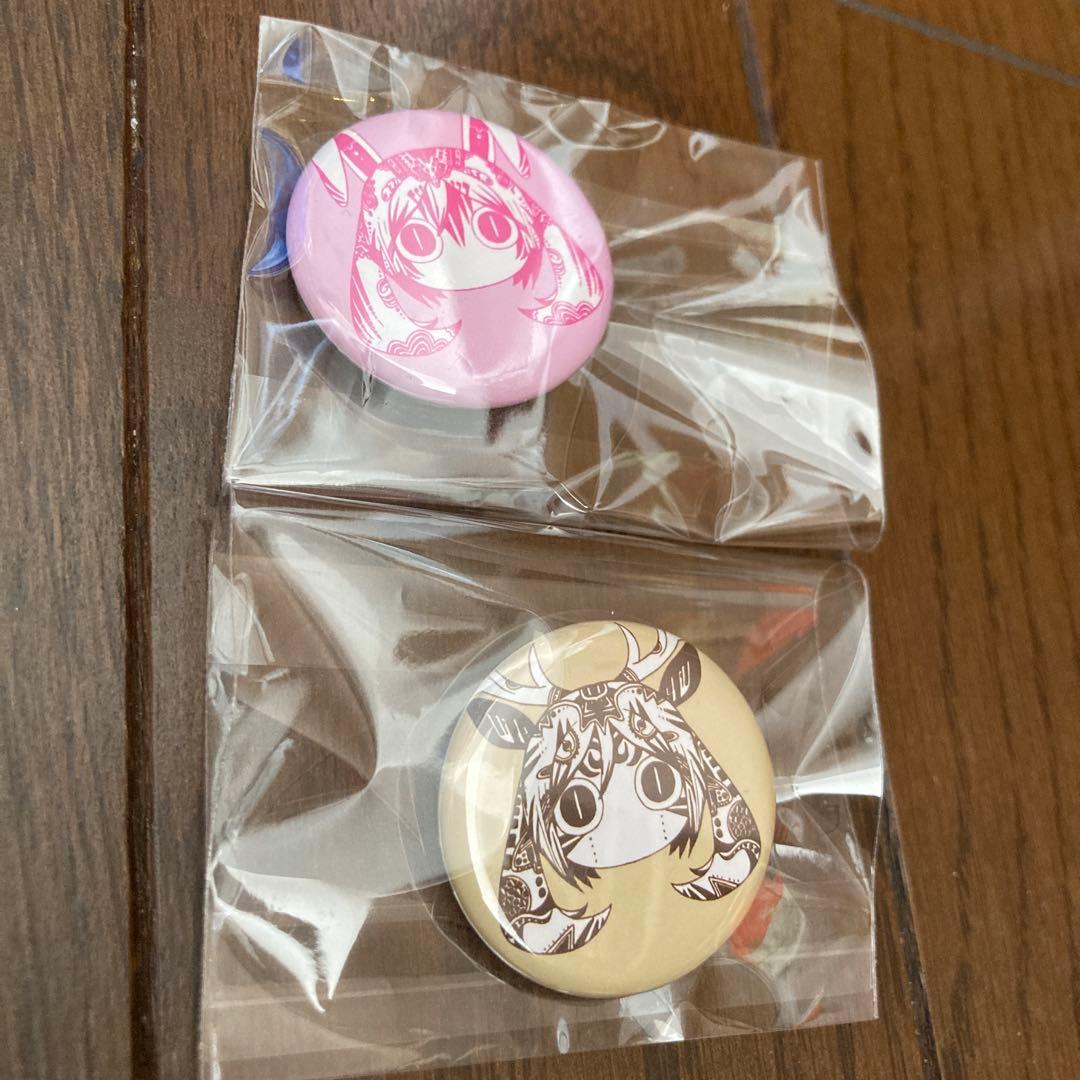 ピノキオピー 人間の集まり アイマイナ 缶バッジ 2種類セット