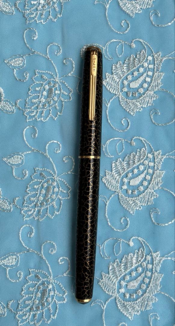 パイロット　国光会　蒔絵　黒蜻蛉14金　ヴィンテージ