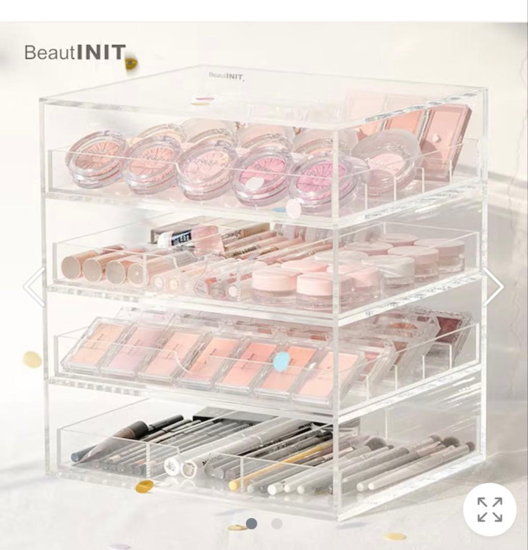 未組立 beautinit ビューティイニット　コスメ収納ケース　アクリル収納