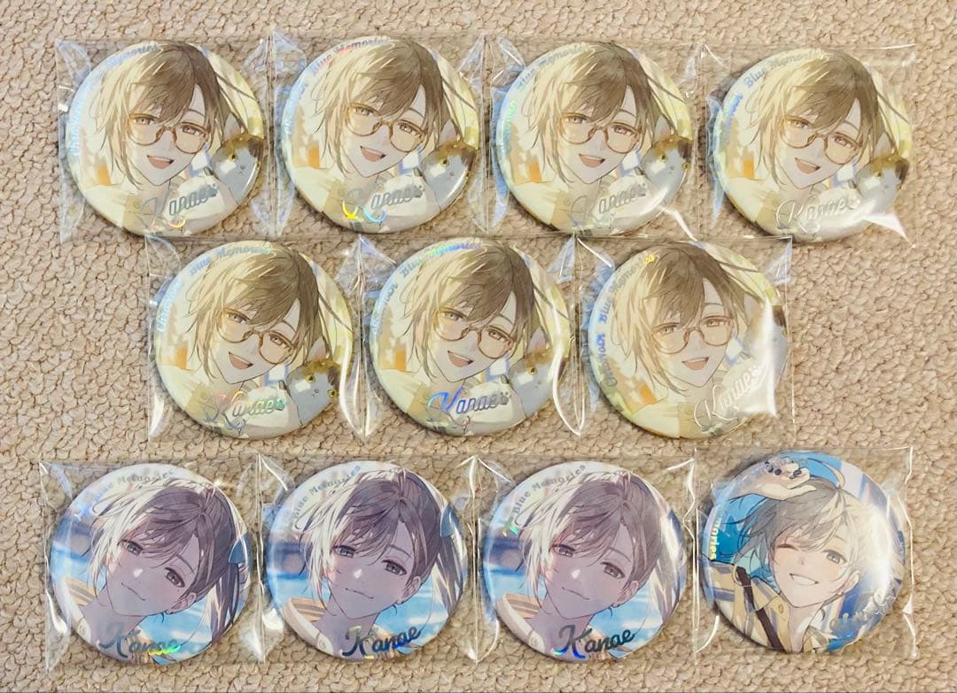 にじさんじ ChroNoiR 叶 BlueMemories 缶バッジ