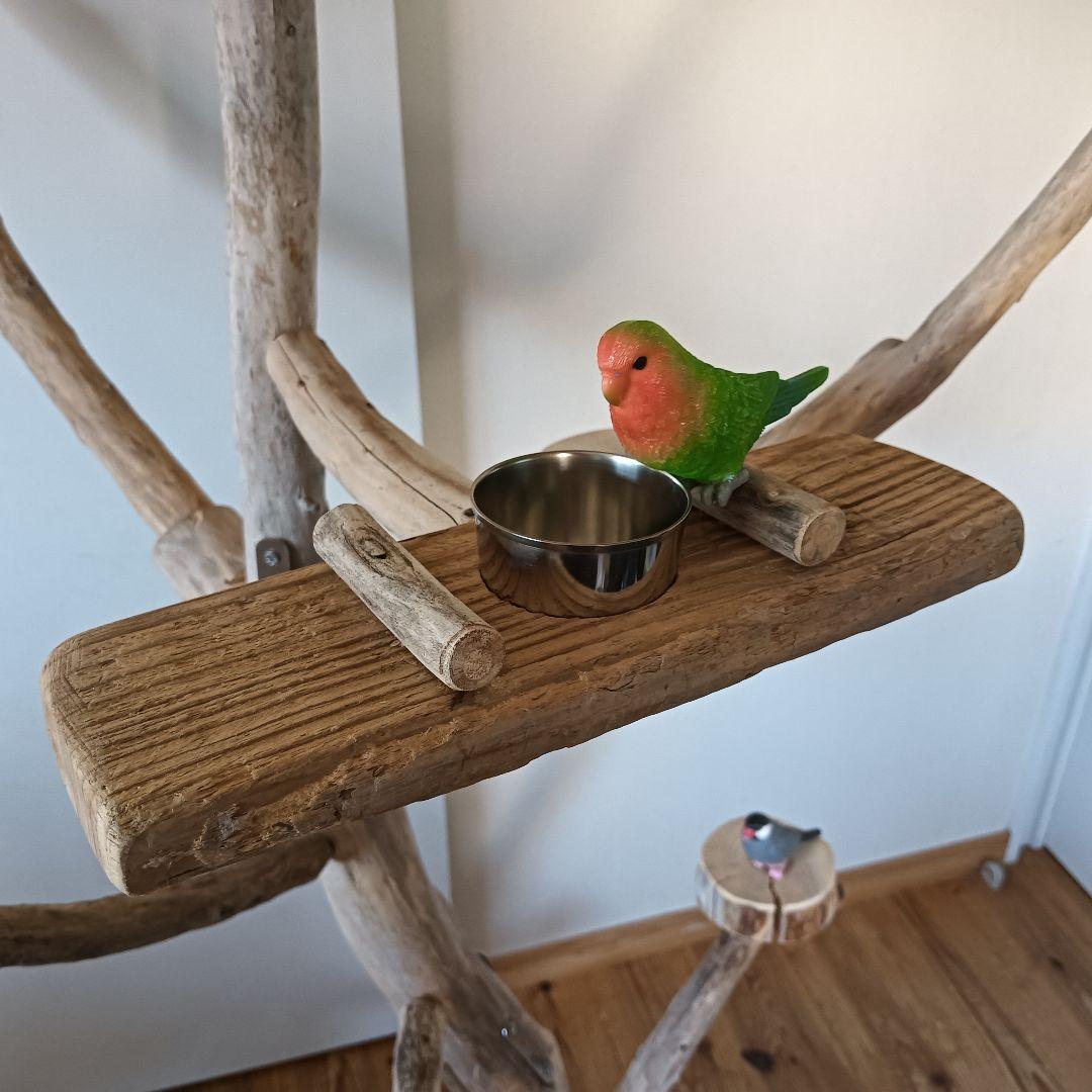バードアスレチックジム 大型 ⑪ 天然木 自然木 流木 インコ おもちゃ