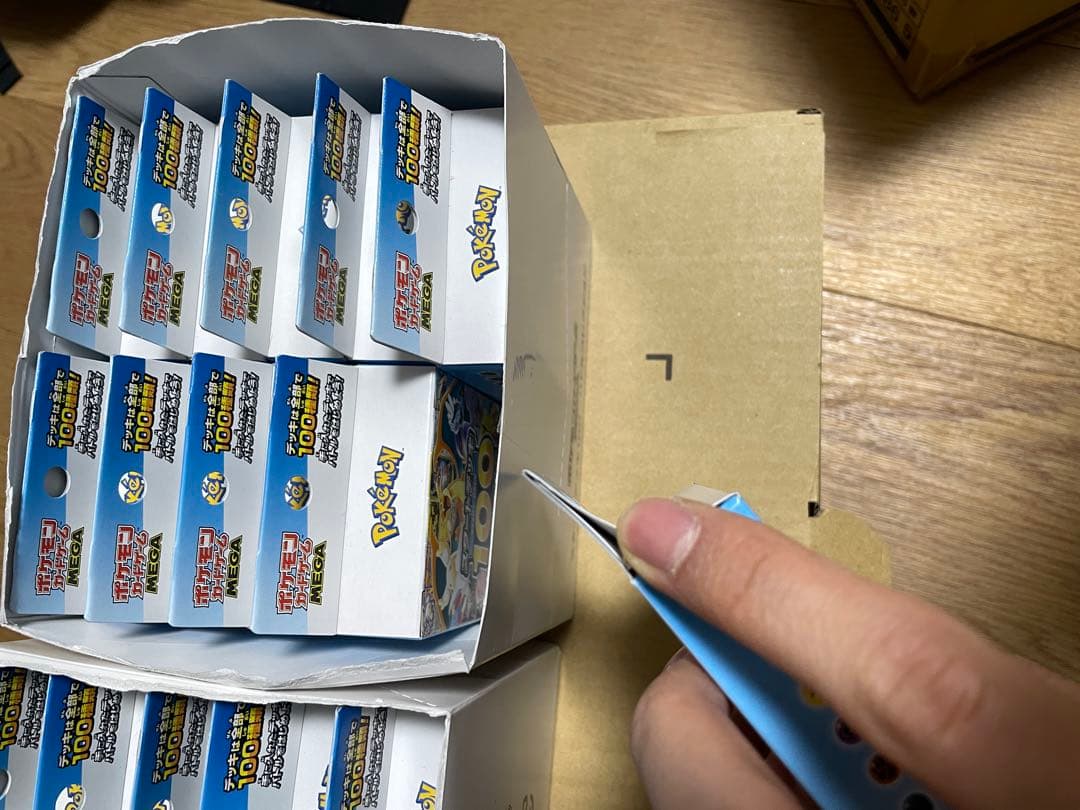 ポケモン MEGAスタートデッキ100 インナーカートン　白箱