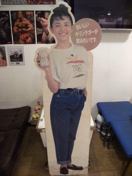 キリンラガービール 1992 バルセロナ オリンピック 小泉今日子 等身大パネル