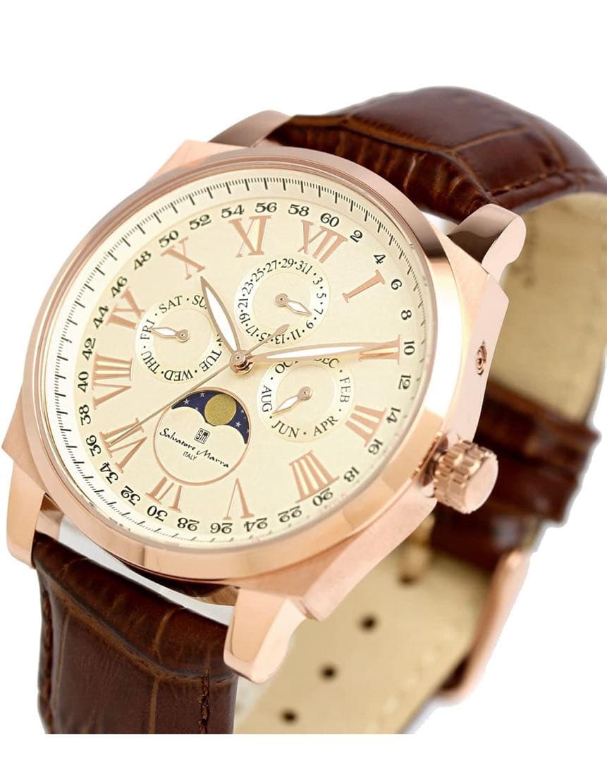 [新品未使用] サルバトーレマーラ　腕時計　SM22105S-PGWH