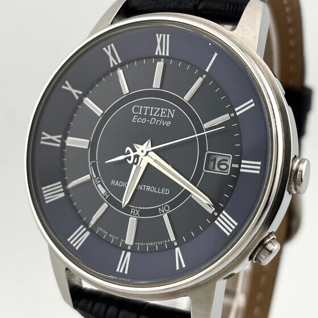 【稼働/新品ベルト/付属品付き】シチズン　フォルマ　電波ソーラー　腕時計　メンズ