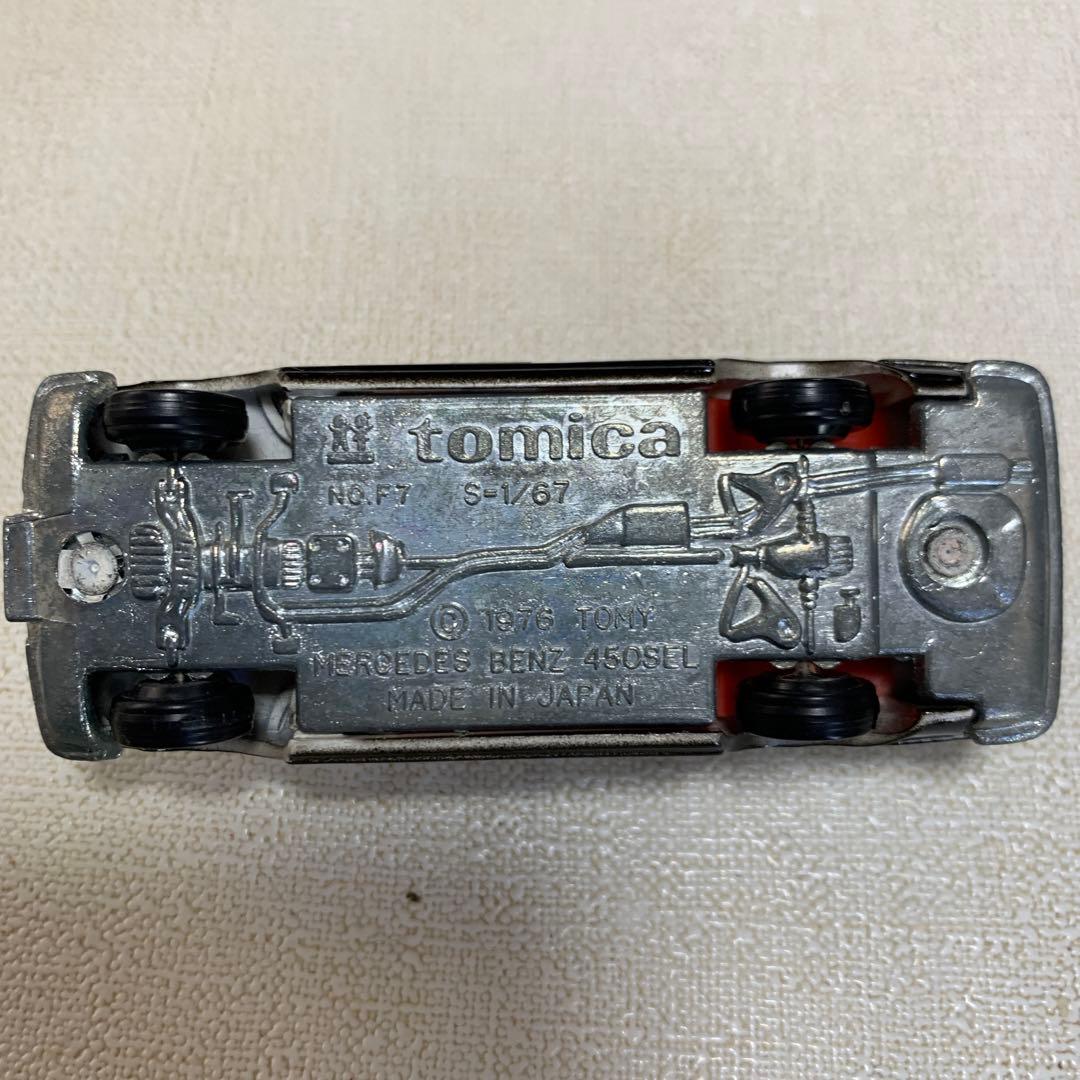 トミカ 青箱 メルセデスベンツ 450 SEL ポリスカー 高島屋特注 日本製