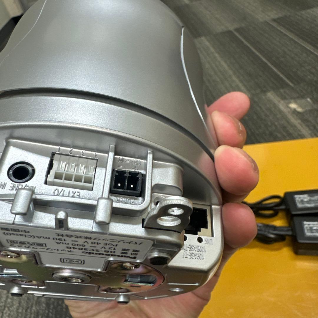 Panasonic BB-SC384B 2台セット（純正アダプター付き・初期化）