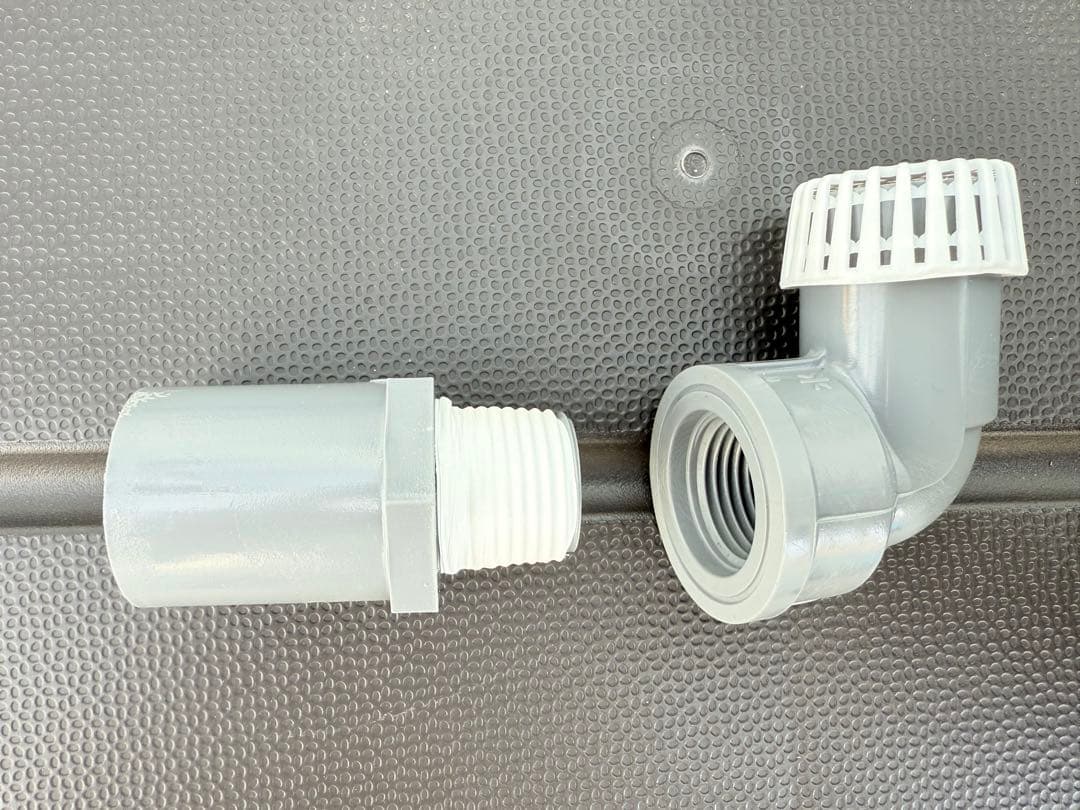 メダカ容器オーバーフロー加工トロ舟80L 3個セットプラ舟 NVボックス メダカ