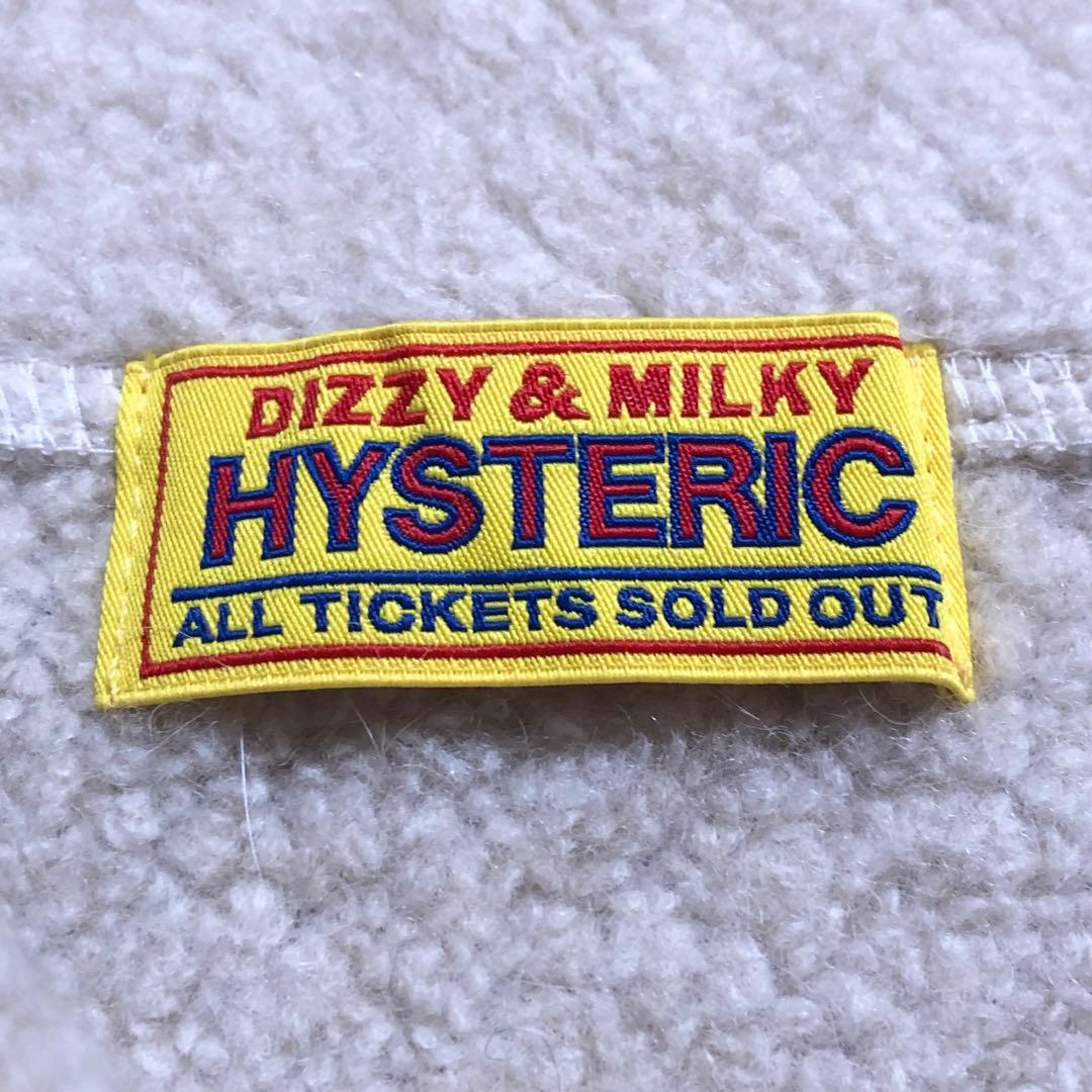 ヒステリックグラマー アンゴラ ふわふわ フリース ブルゾン バックガールズ入り