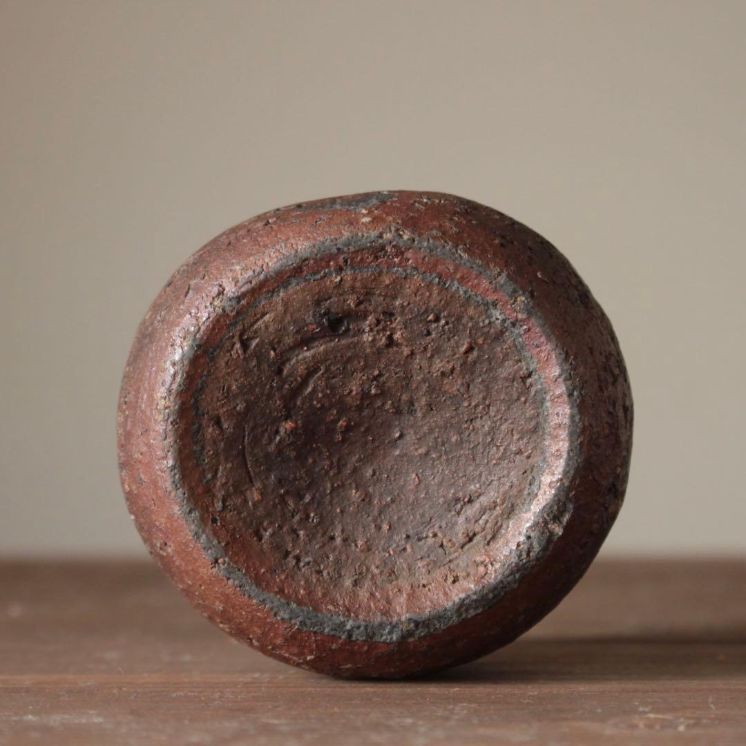 無骨な 古備前 おはぐろ壺 小壺 古美術 古道具 花器 アンティーク