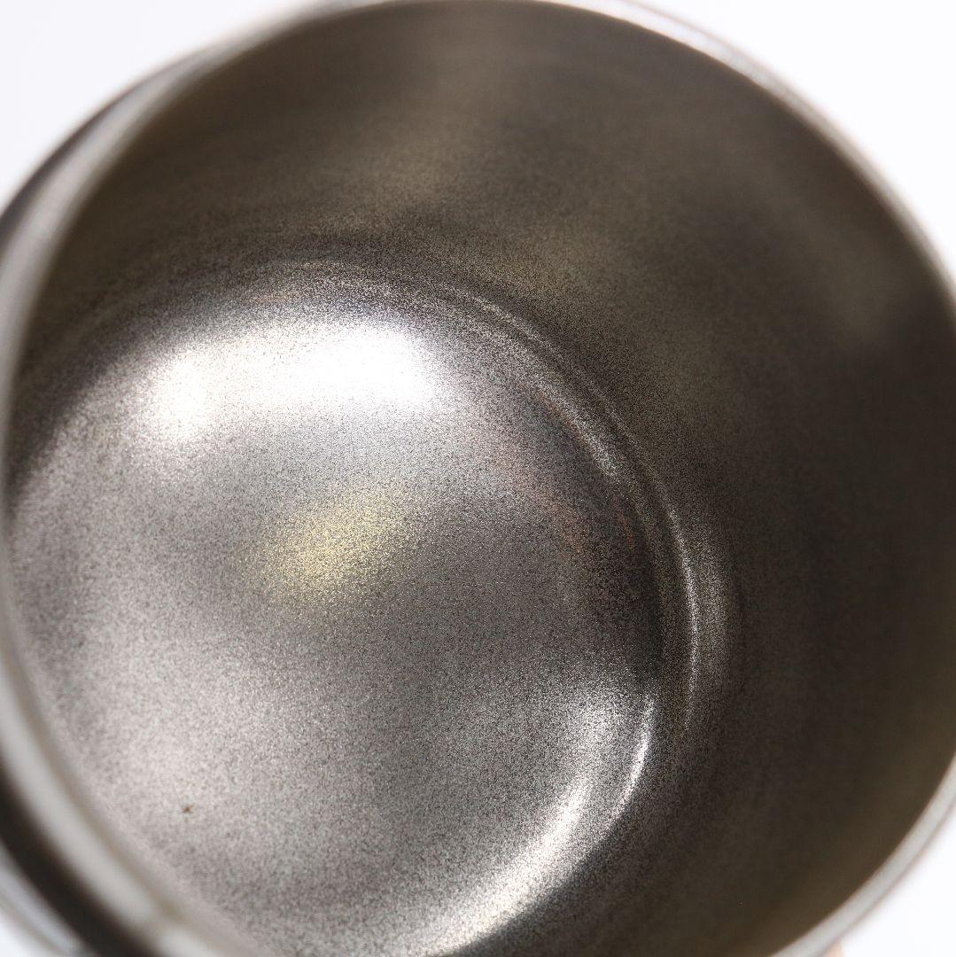 菊漆絵 黒大棗 内銀溜塗 堀内宗心(兼中斎)書付 在判 茶道具　M601　NT9