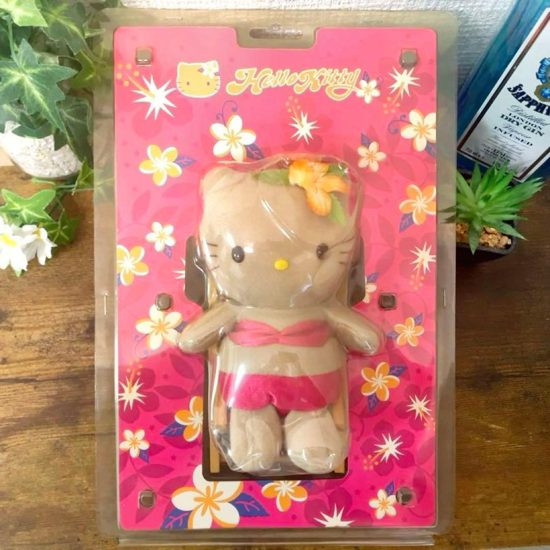 激レア★ 日焼けキティ　ハワイ　チェアー　ぬいぐるみマスコット　入手困難