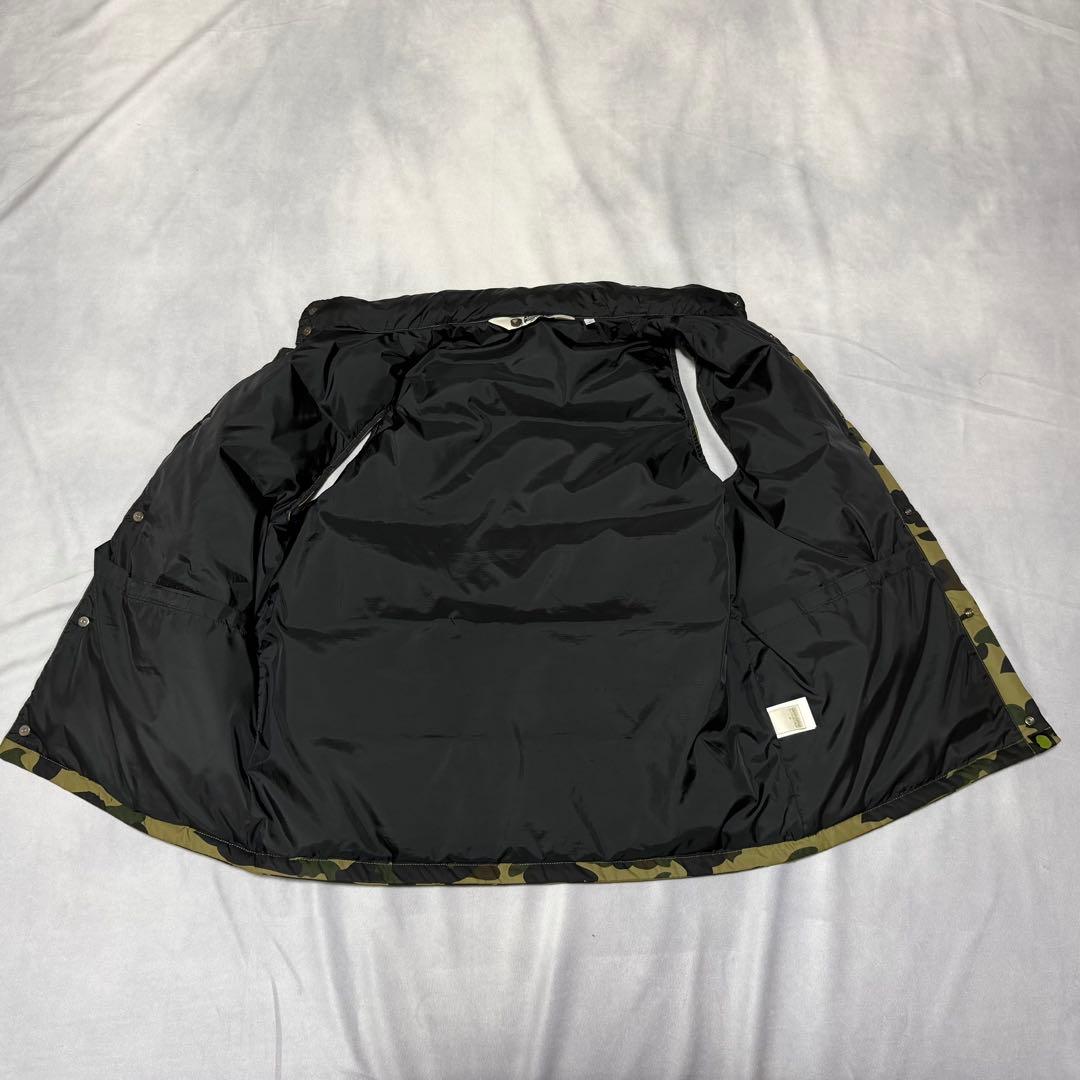 A BATHING APE アベイシングエイプ ダウンベスト 迷彩柄 カモフラ