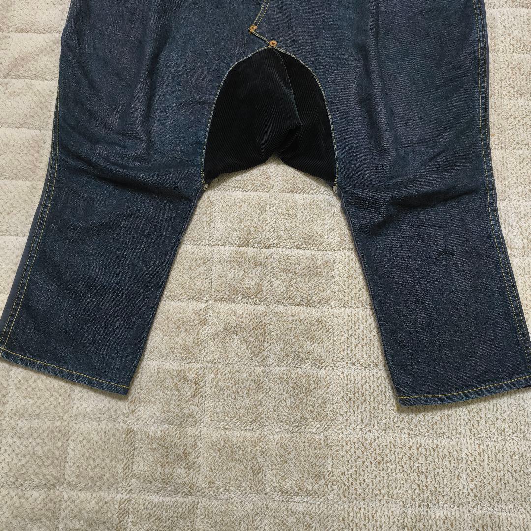 GANRYU サルエルパンツ ダークブルー