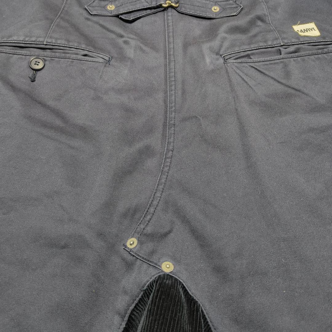 GANRYU サルエルパンツ ダークブルー