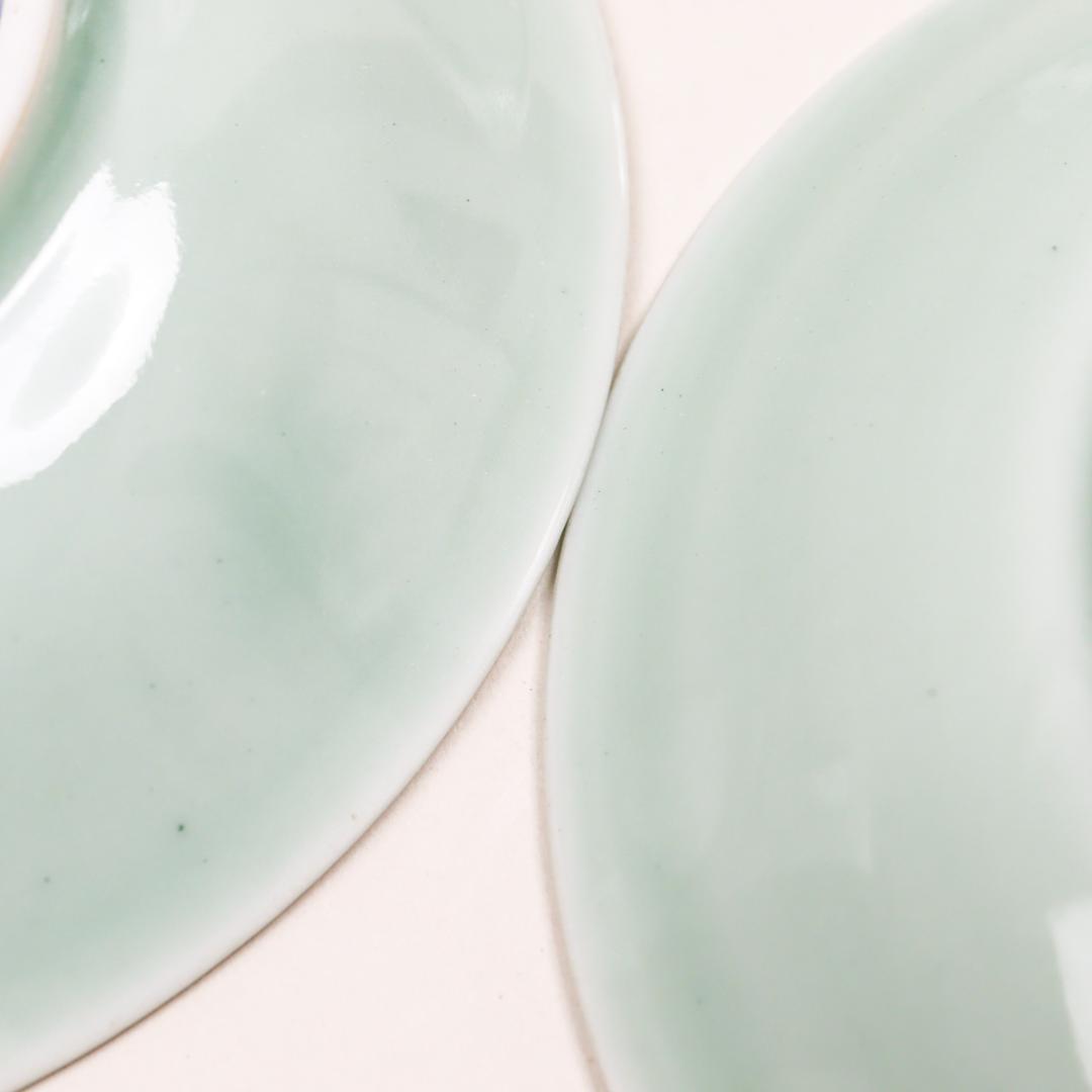 水魚園製 青磁 小皿揃い 6枚