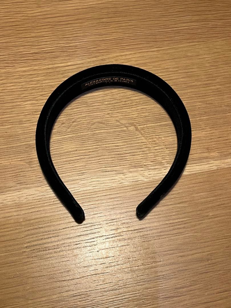 ALEXANDRE DE PARIS カチューシャ 2.5cm カーキ色