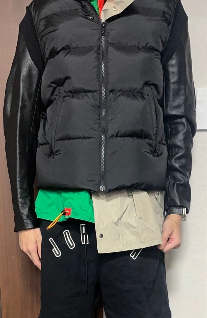 新品未使用UNDERCOVER kolor 限定レザースリーブダウン サイズ3