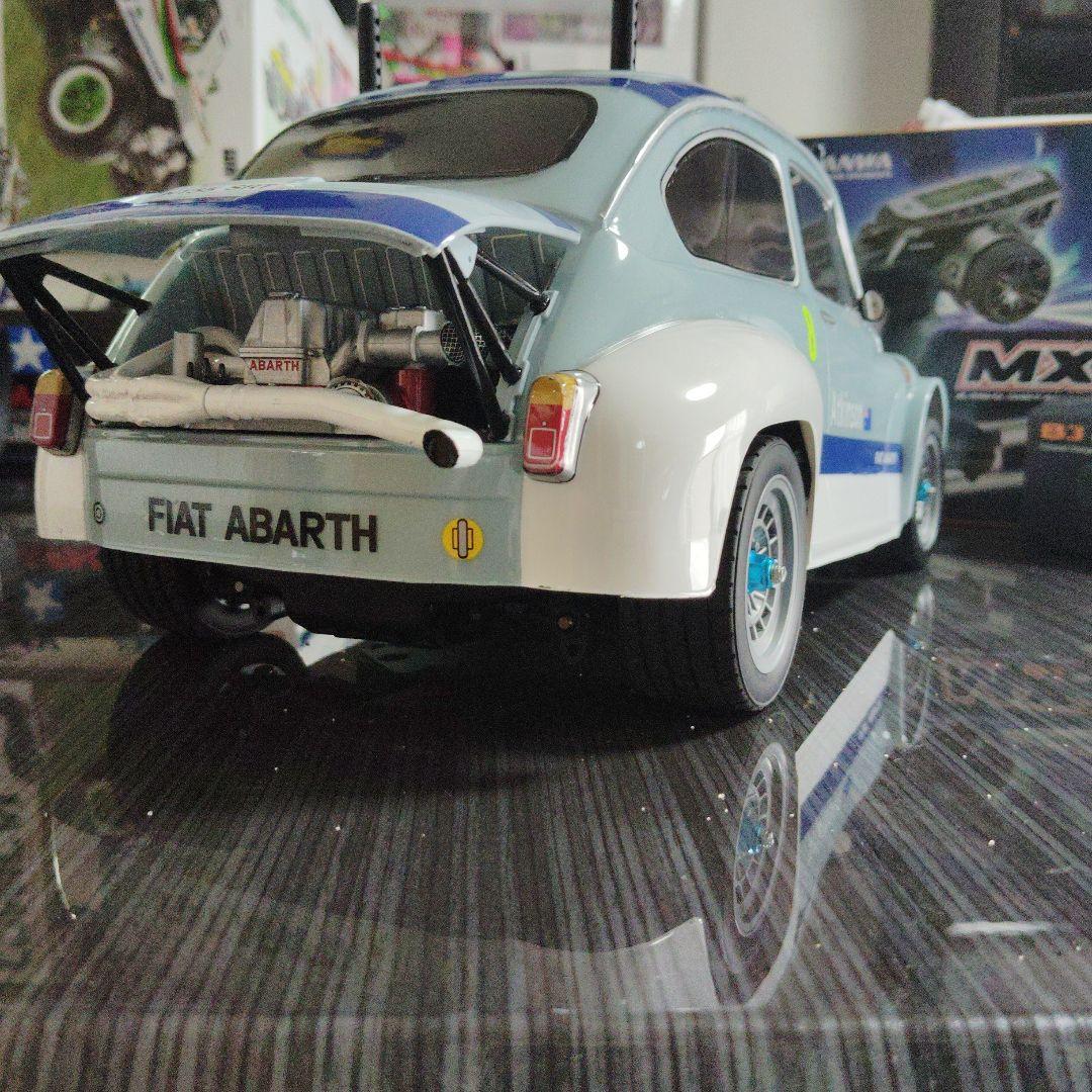 タミヤ 1/10 フィアットアバルト オプション 多数サンワMX 6プロポ付格安