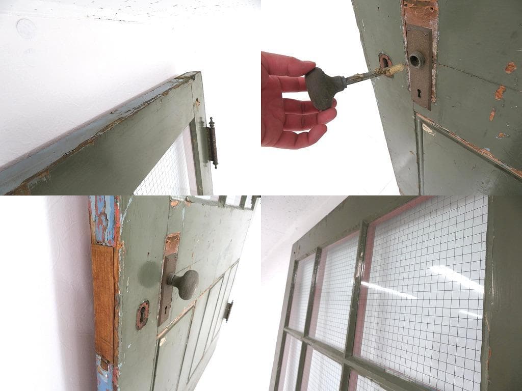 英国　イギリス　アンティーク　ドア　建具　ガラス　店舗什器　カフェ