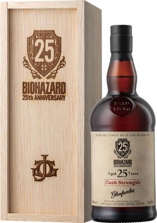 【入手困難/未開封】グレンファークラス25年 バイオハザード25周年記念ボトル