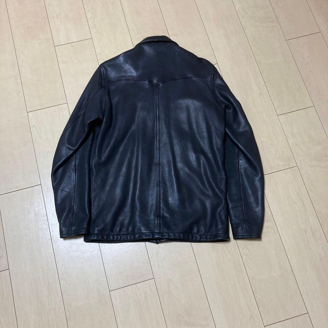 美品！定価１０万ヒステリックグラマー憧れのコーチレザー黒ジャケット逸品プレミア