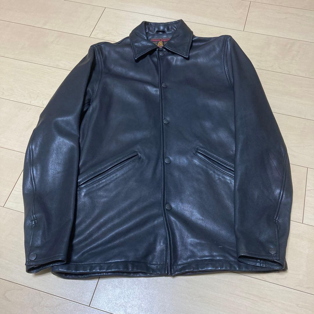 美品！定価１０万ヒステリックグラマー憧れのコーチレザー黒ジャケット逸品プレミア