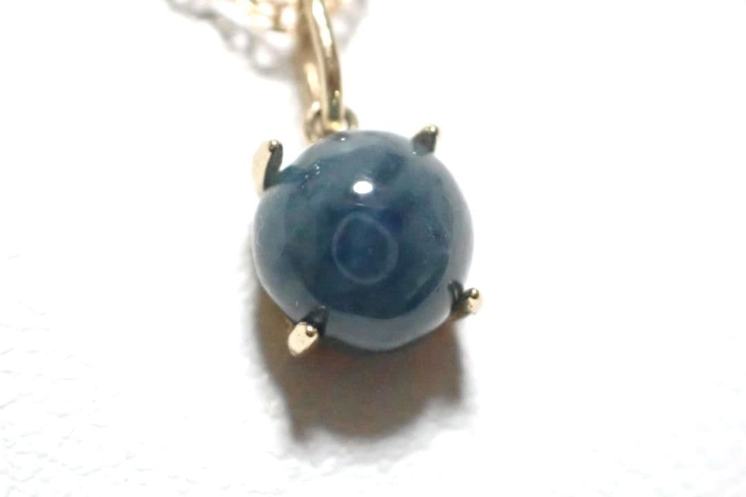 糸魚川翡翠　入コン沢　濃い青　10金　ペントップ　⑥　送料無料