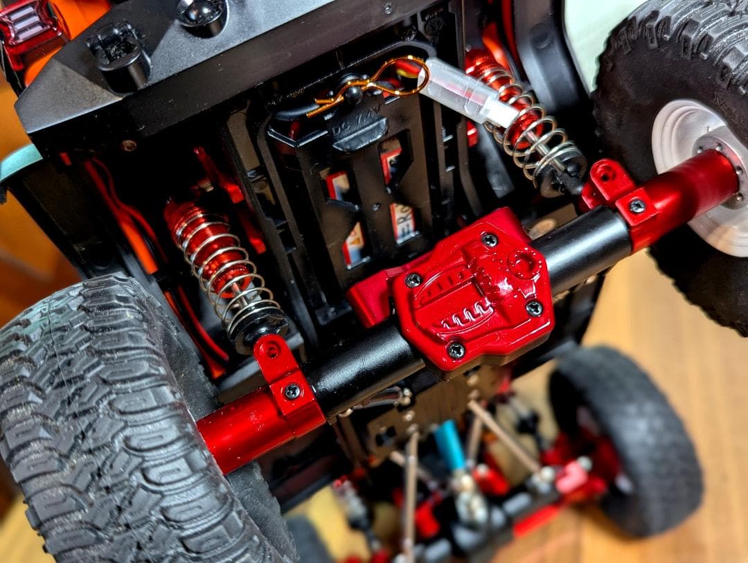 【動作OK綺麗！】MN-128 1/12 RCカー LEDライト付き