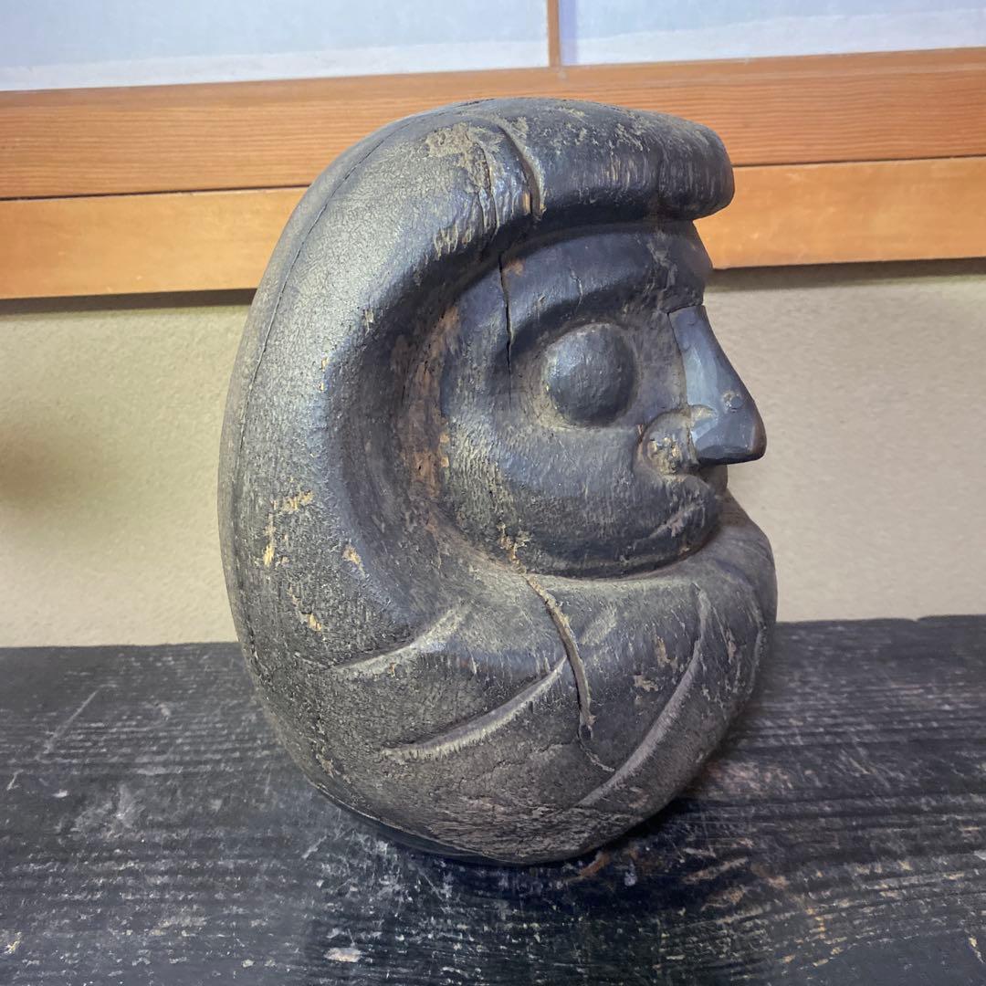 木彫　達磨の型