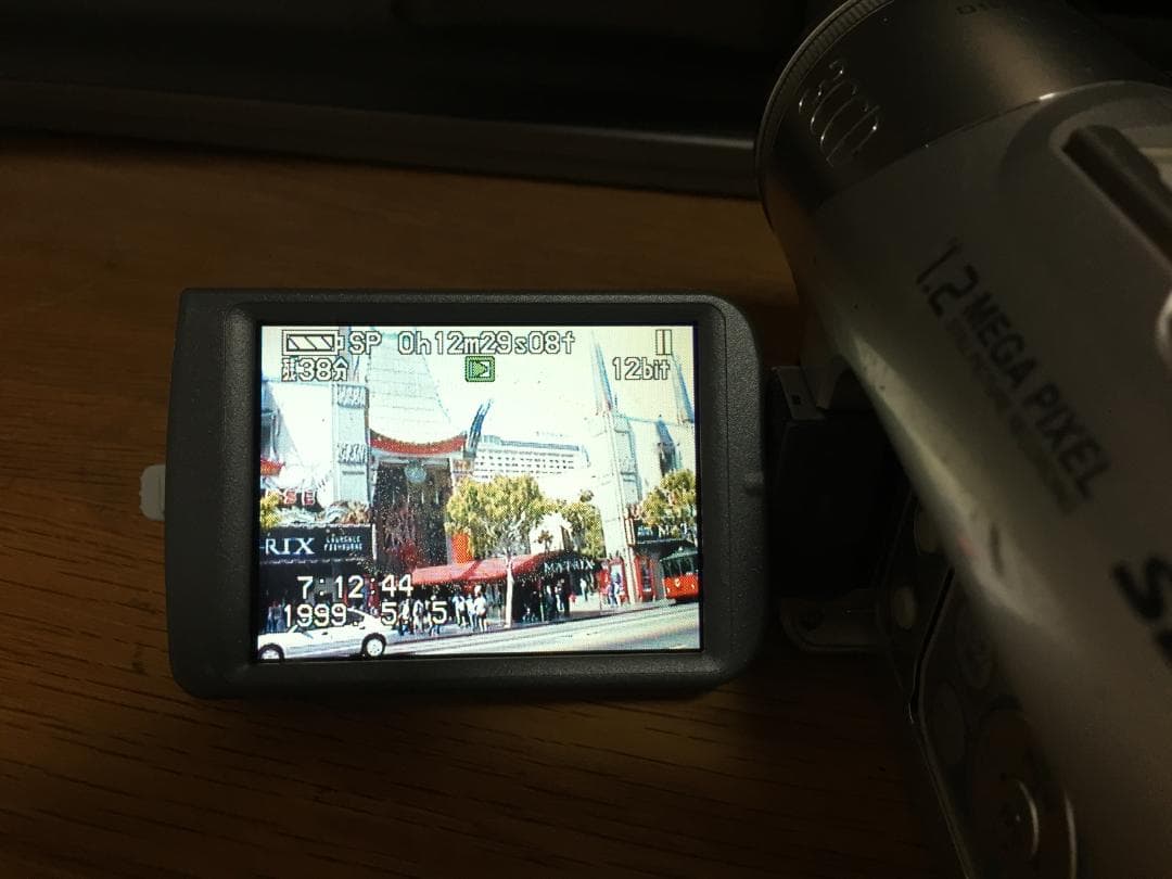 良品 撮影再生ダビングOK　Panasonic　NV-GS120　付属品あり