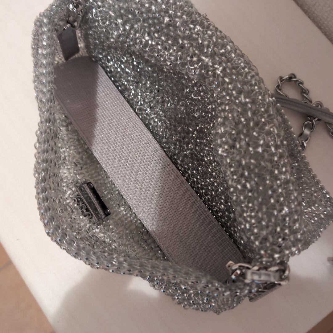 アンテプリマ　ワイヤーバッグ　ルケット　シルバー