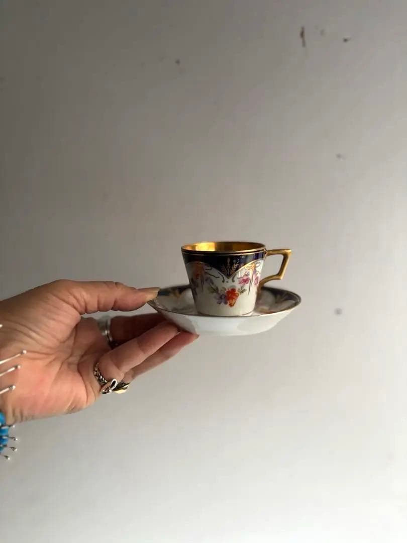 800 アンティーク DRESDEN ドレスデン ドイツ カップ&ソーサー