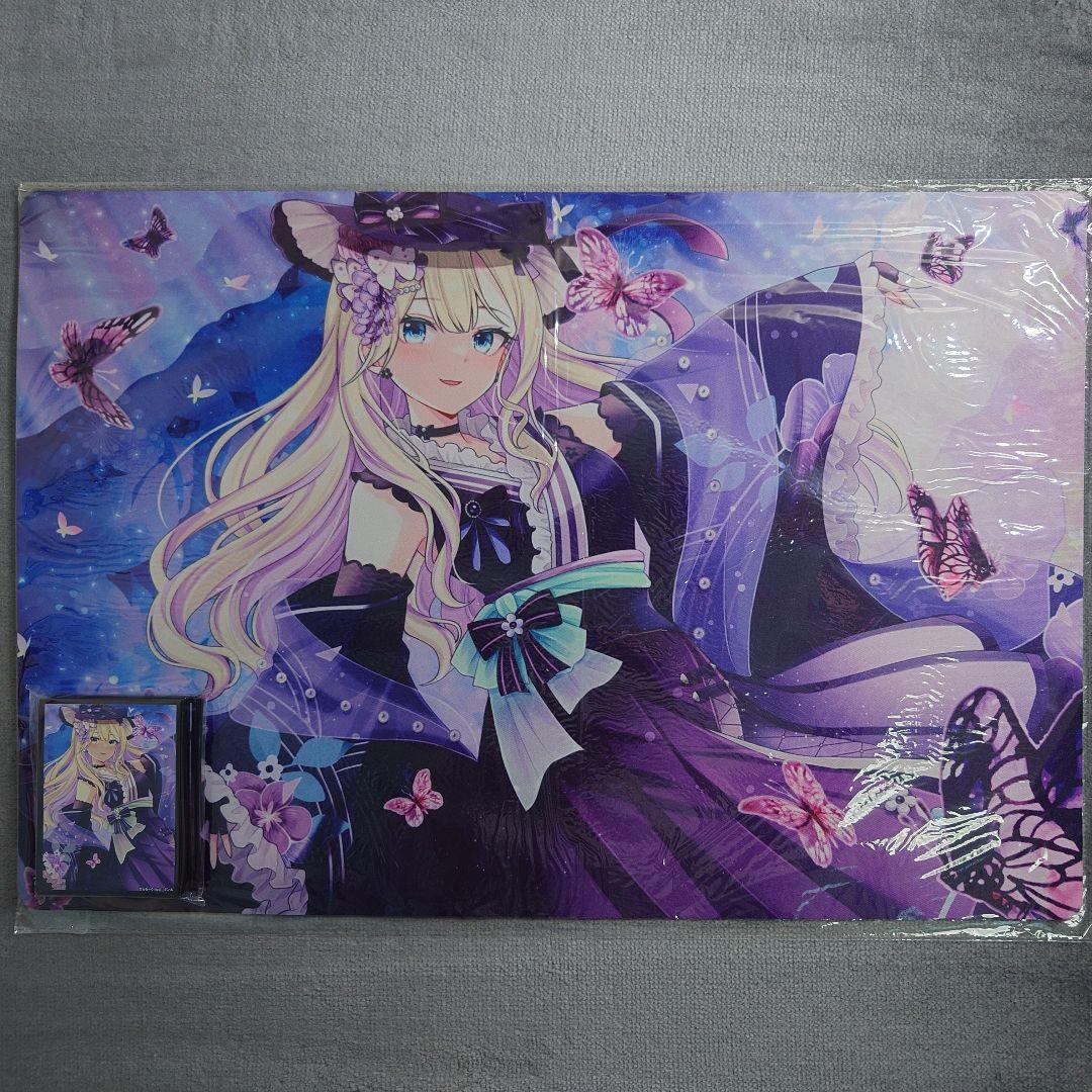 α1 ぶいすぽっ! 紫蝶&和服 胡桃のあ スリーブ&プレイマット