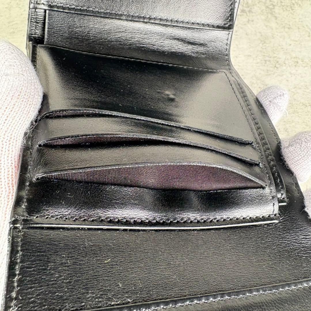 CHANEL シャネル　マトラッセ　ラムスキン　三つ折り　財布　ケース