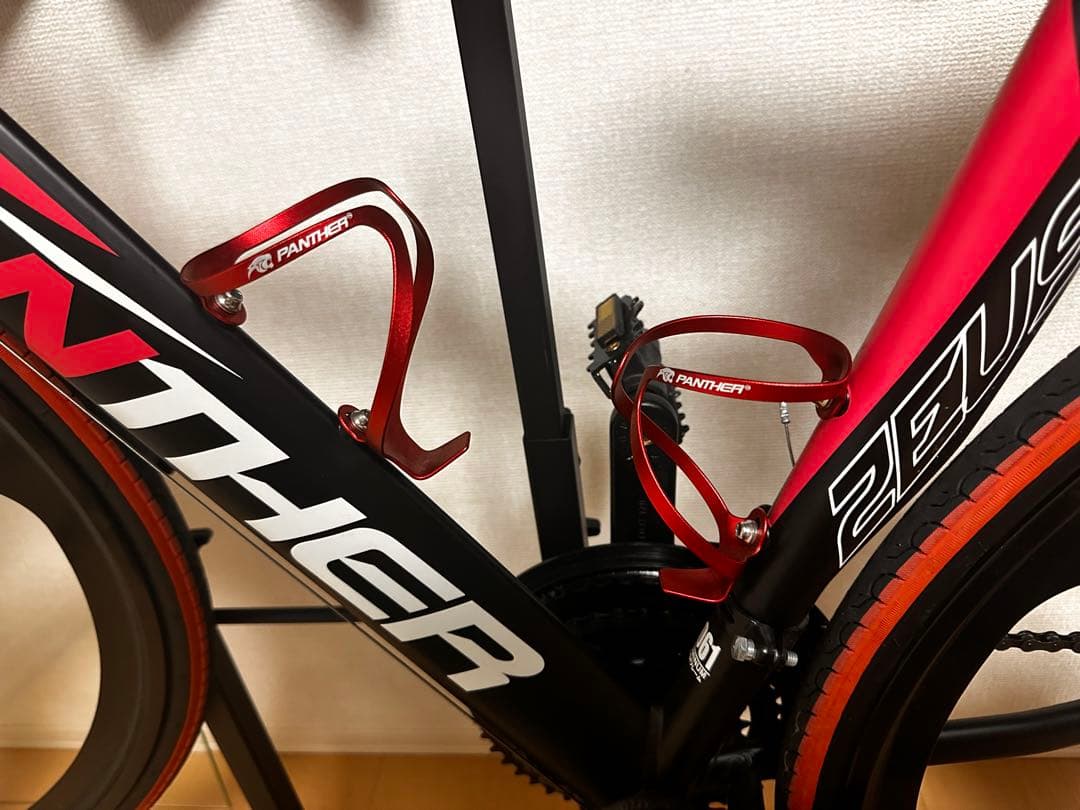 PANTHER Zeus 2.1ロードバイク ブラック/レッド/My