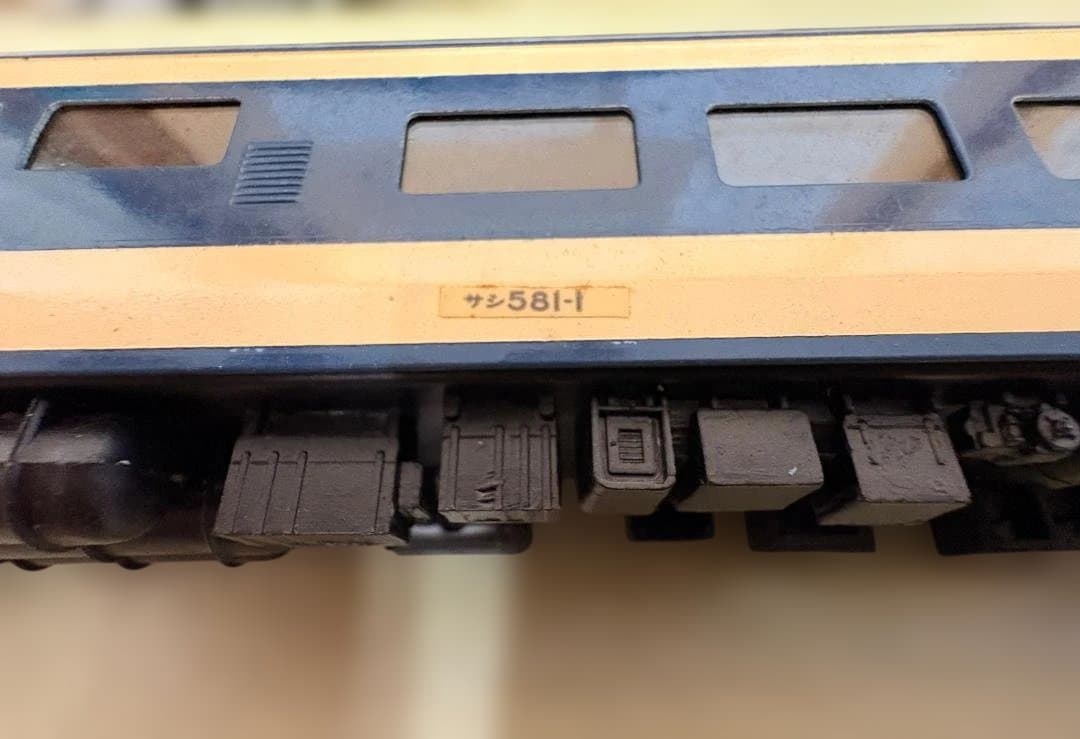 Y【中古・長期保管品】KATSUMI 鉄道模型 6本セット 581系 改造模型S