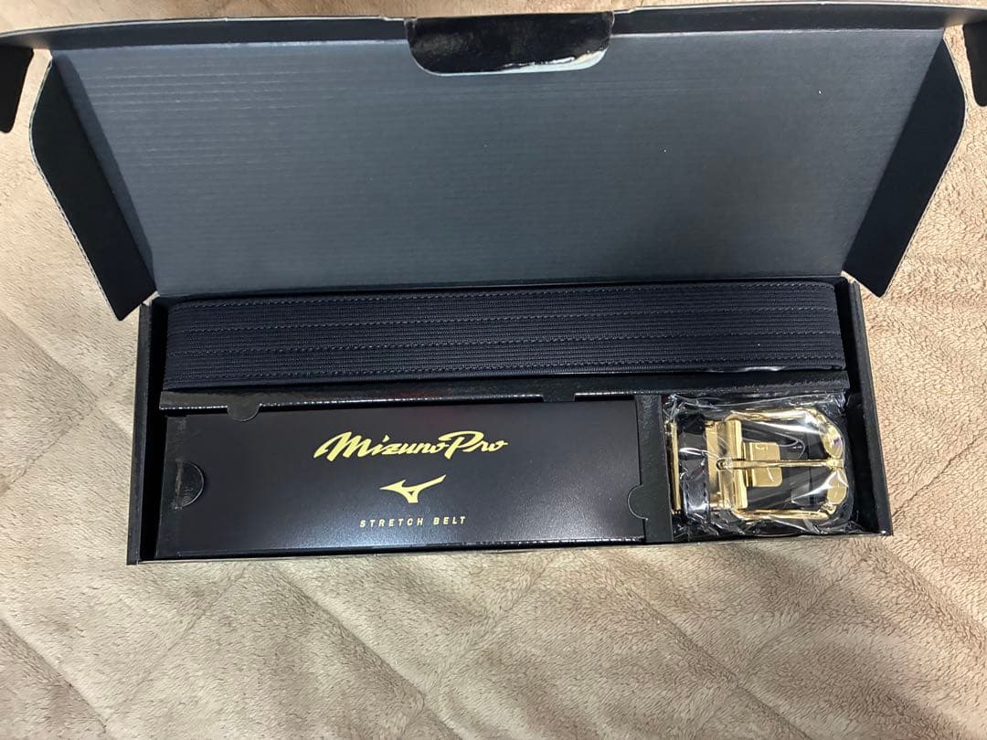 Mizuno Pro ストレッチベルト 黒