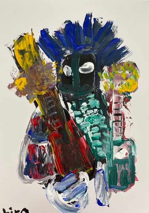 絵描きhiro C「ヘンなギター」