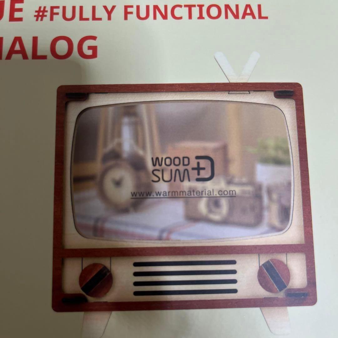 【新品未使用】パズル 完全機能木製3Dパズル スマホテレビ DIYキット 大人用