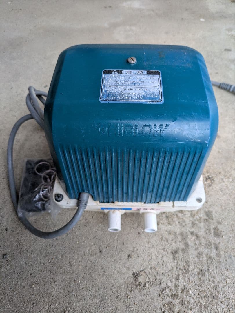 動作品④　新品エアフィルター付き　DUO-80 左ばっ気　ブロワー　エアー