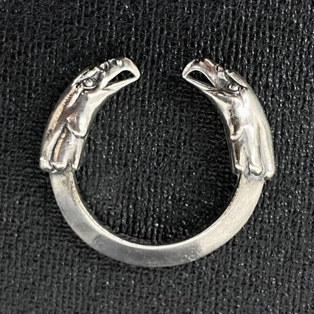 アクセサリー LARRY SMITH DOUBLE EAGLE HEAD RING