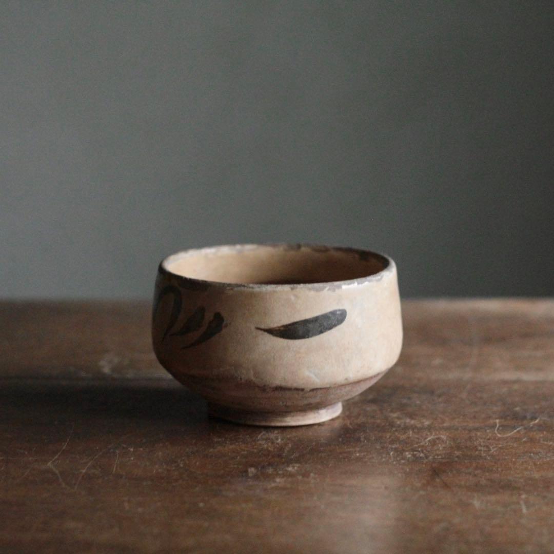 鉄絵 茶碗 茶道具 古美術 茶道具 古道具 アンティーク 中国美術