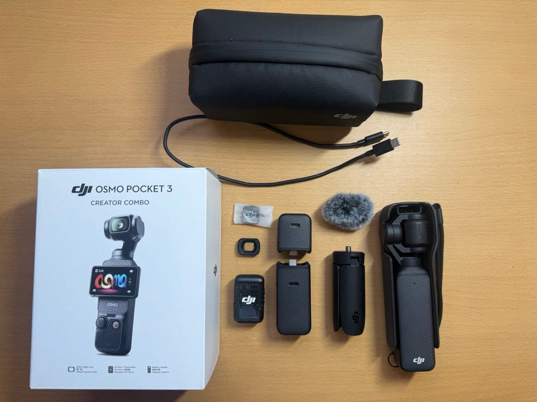 【やや傷あり・動作良好】DJI Osmo Pocket 3 クリエイターコンボ