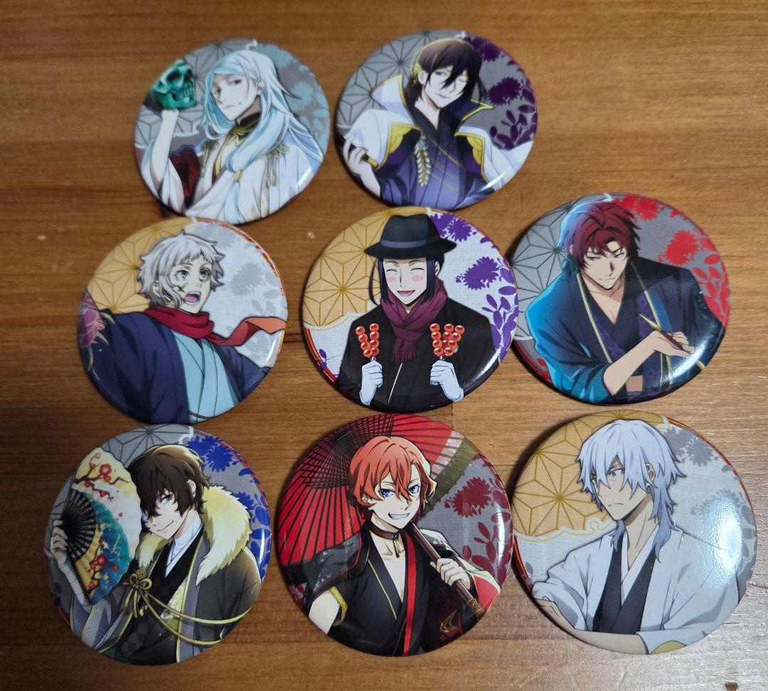 文豪ストレイドッグス　迷ヰ犬怪奇譚　マルイ　缶バッジ　正月　和装