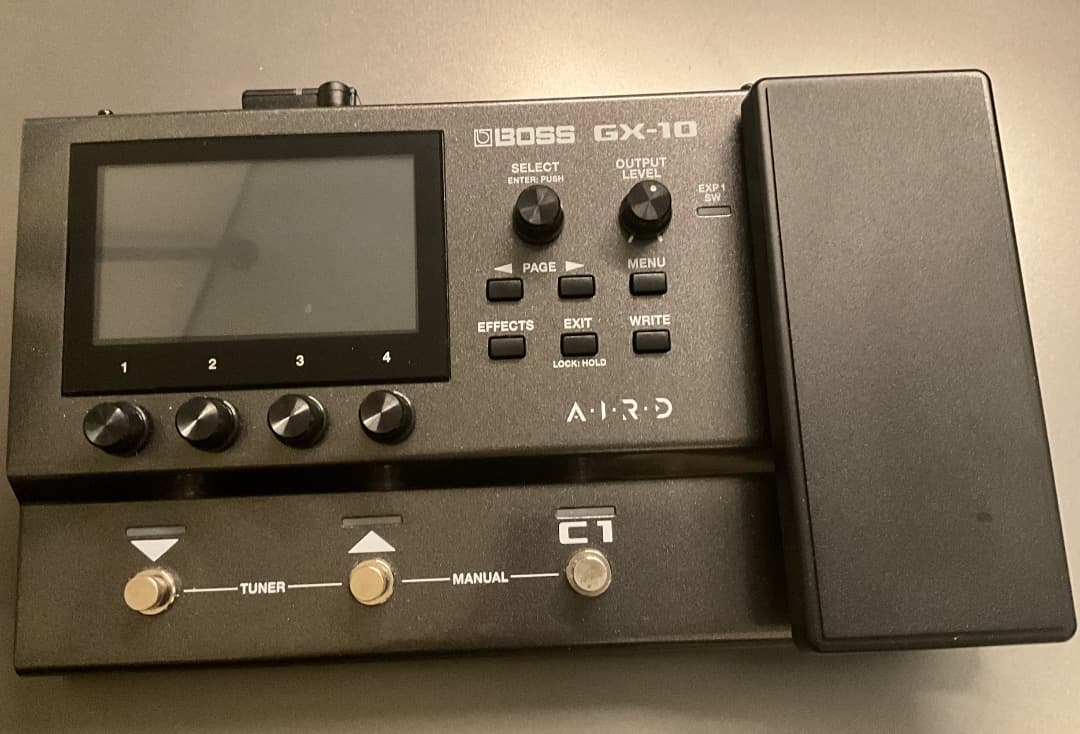 BOSS GX-10 MIDI Dual Adaptor、保護フィルム付属