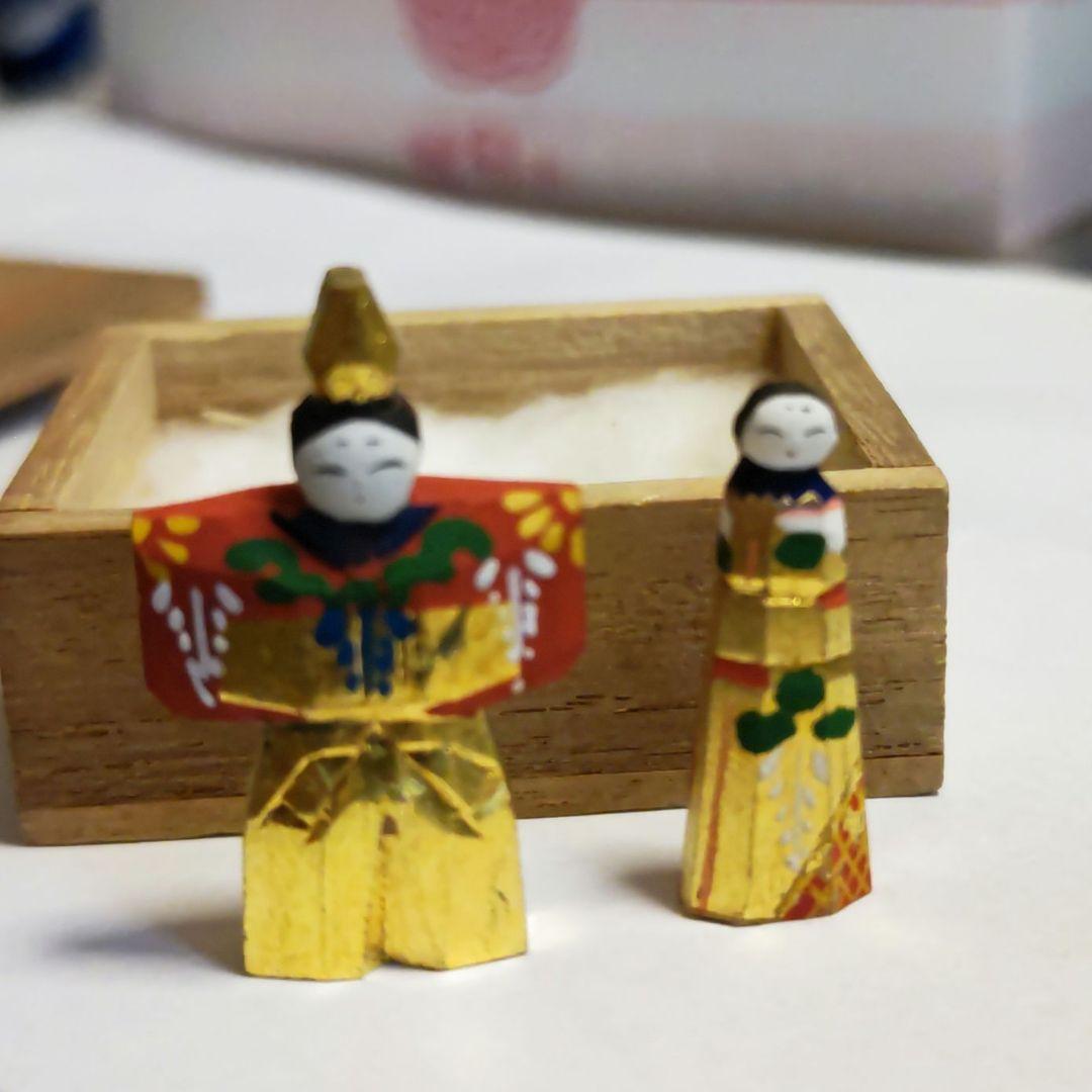 御雛　一刀彫　神泉